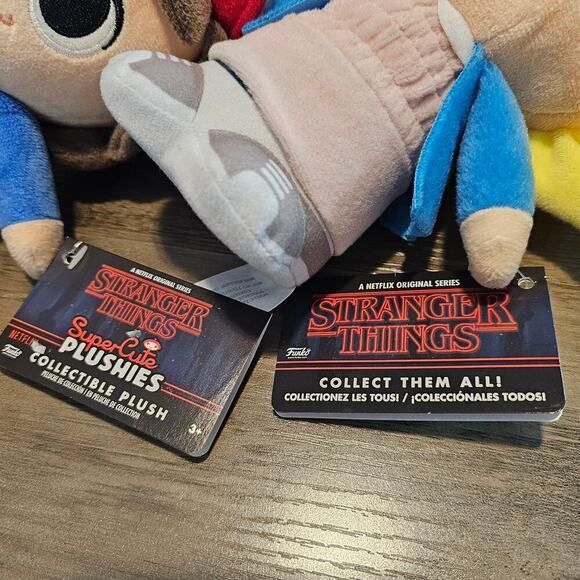 Funko Stranger Things SuperCute Plushies Dustin Eleven w/ Wig Collectible Plush - Picture 7 of 7